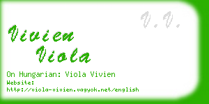 vivien viola business card